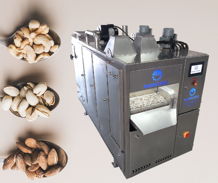 Belt Type Nuts Roaster